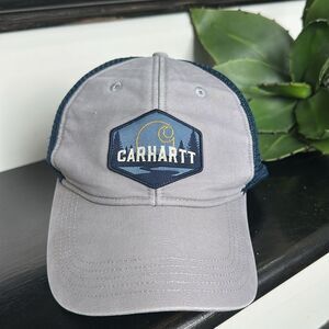 New Carhartt Men's 105364 Canvas Mesh snapBack Patch Cap baseball trucker hat